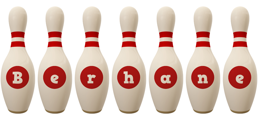 Berhane bowling-pin logo