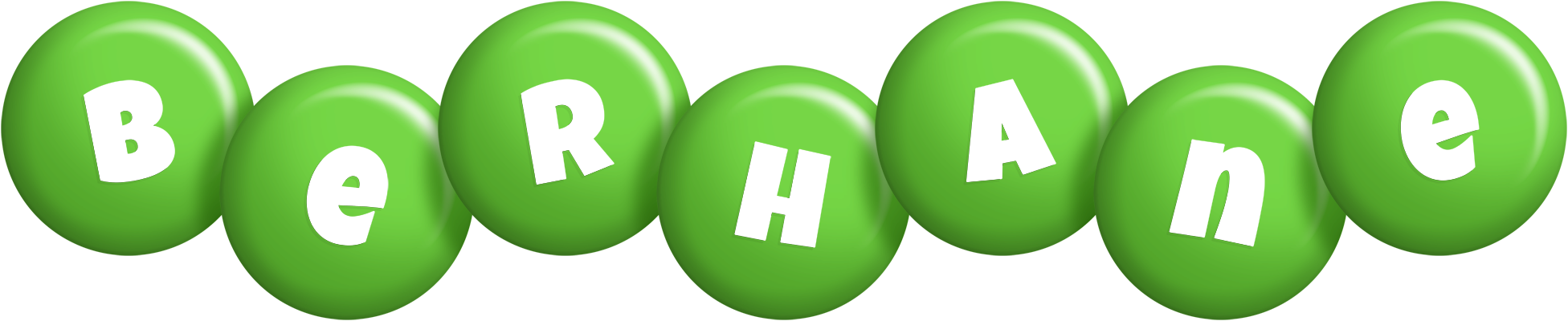 Berhane candy-green logo