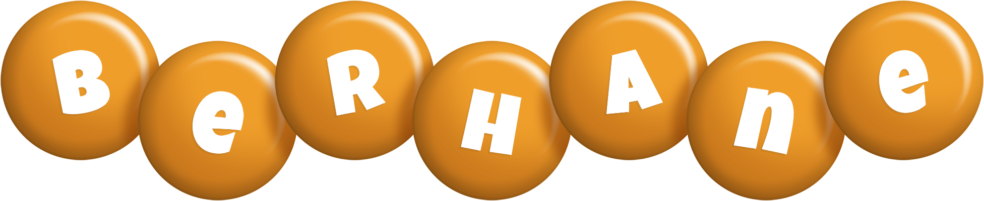 Berhane candy-orange logo