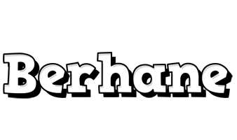 Berhane snowing logo