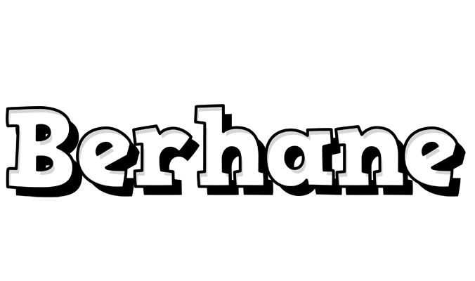 Berhane snowing logo