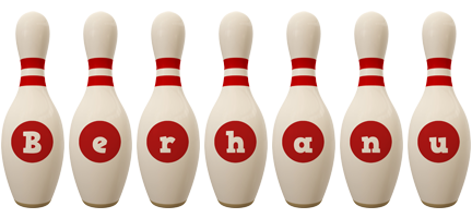 Berhanu bowling-pin logo