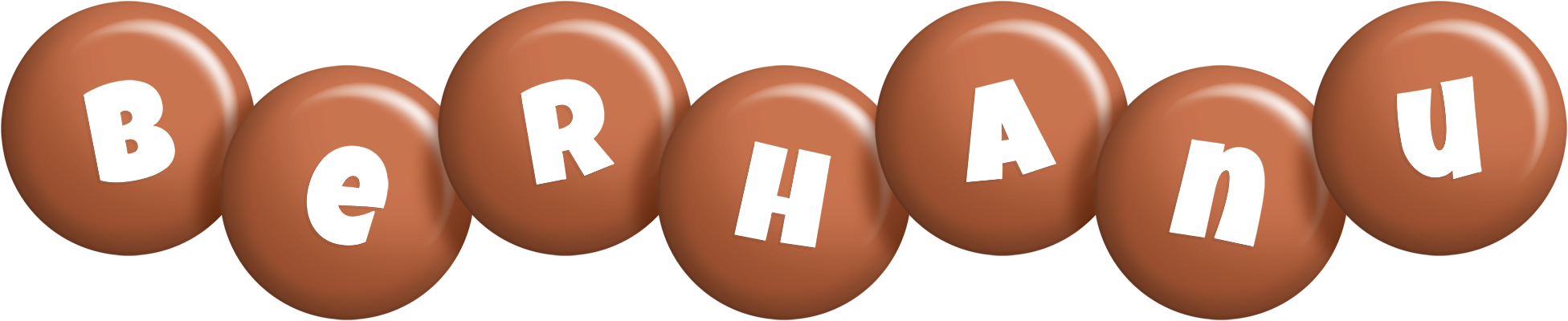 Berhanu candy-brown logo