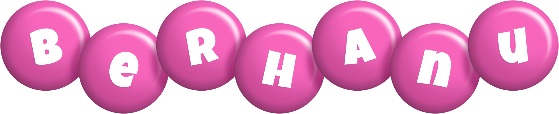 Berhanu candy-pink logo
