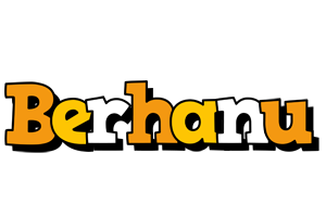 Berhanu cartoon logo