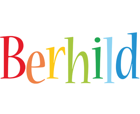 Berhild birthday logo