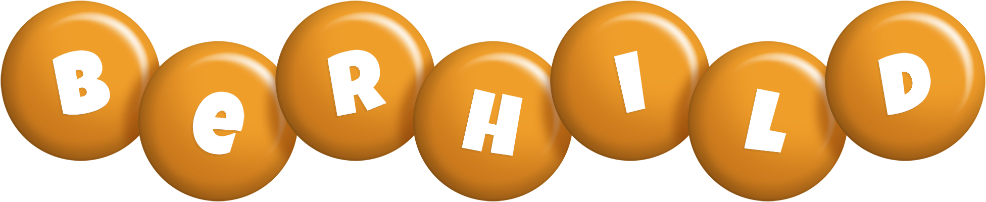 Berhild candy-orange logo