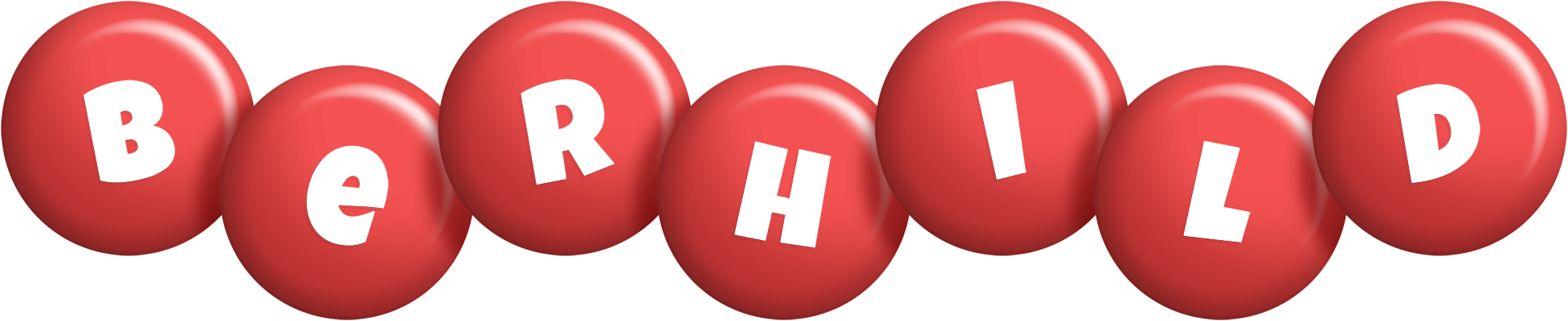 Berhild candy-red logo