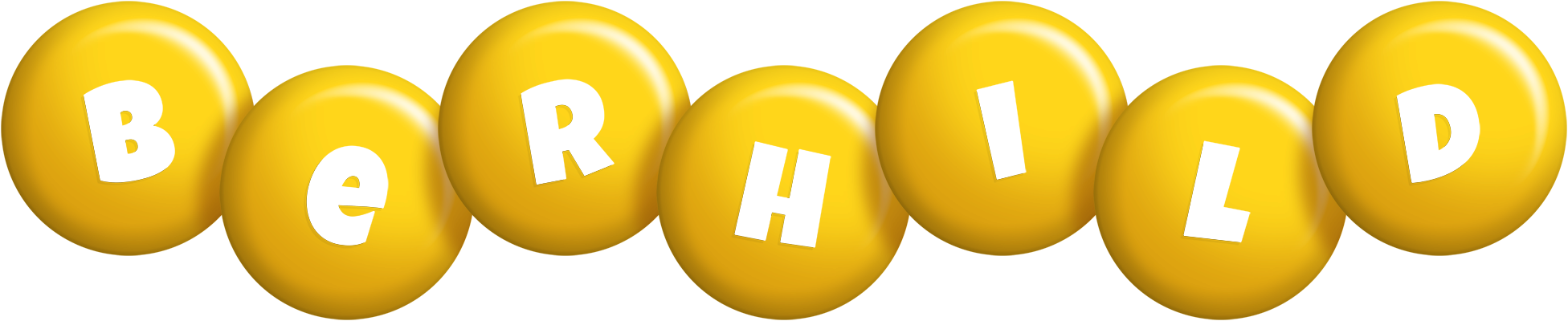 Berhild candy-yellow logo