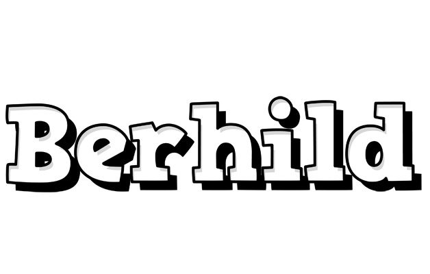 Berhild snowing logo