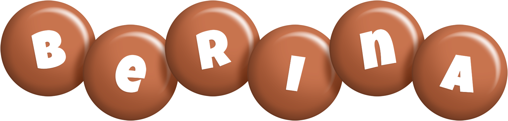 Berina candy-brown logo