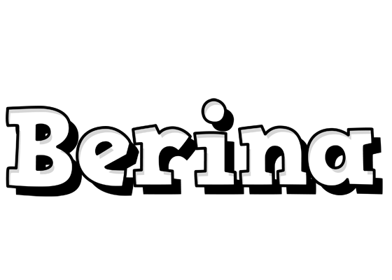 Berina snowing logo