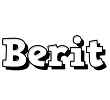 Berit snowing logo