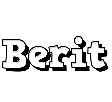 Berit snowing logo