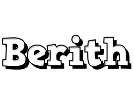 Berith snowing logo