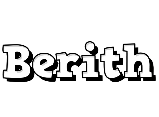 Berith snowing logo