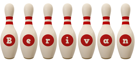 Berivan bowling-pin logo