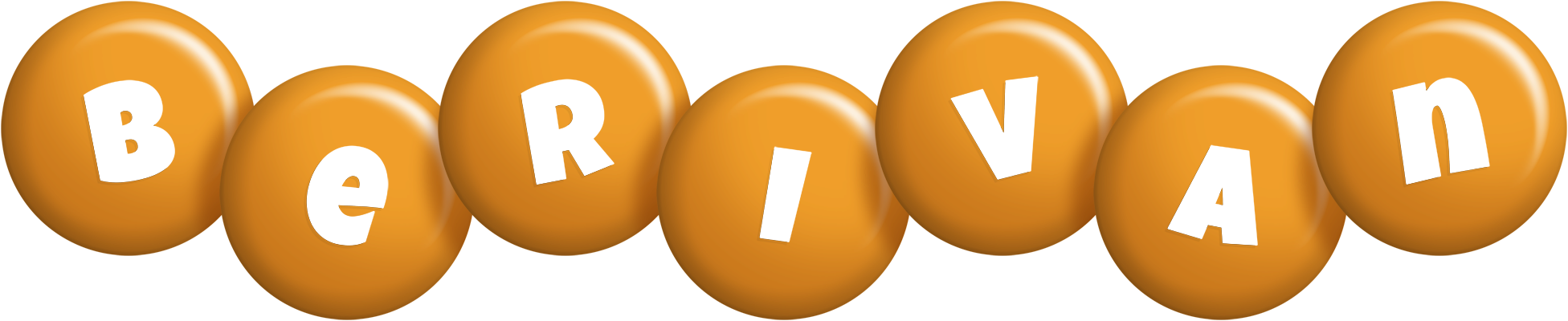Berivan candy-orange logo