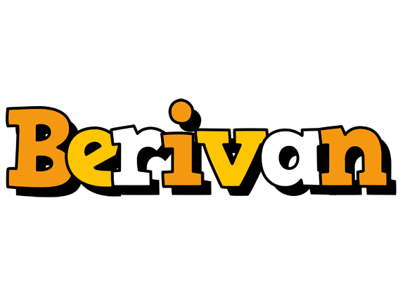 Berivan cartoon logo