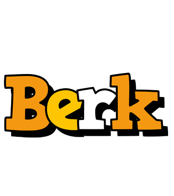 Berk cartoon logo