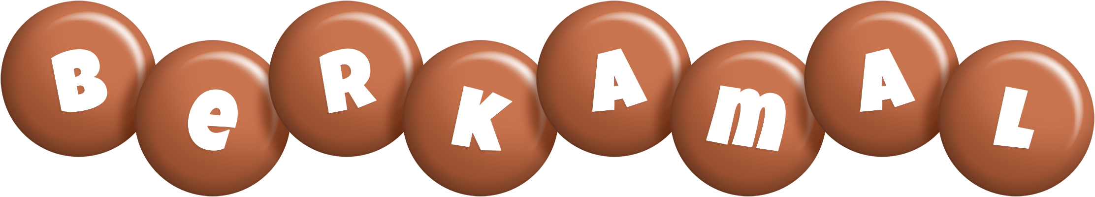 Berkamal candy-brown logo