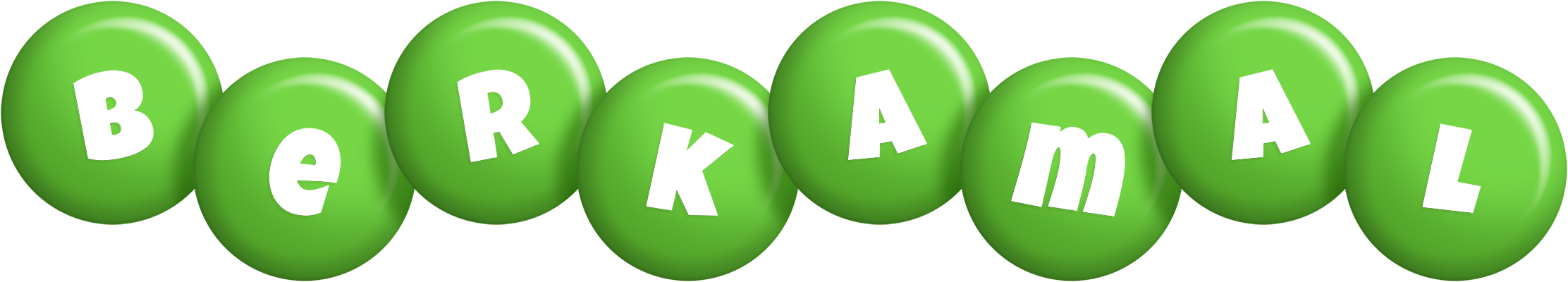 Berkamal candy-green logo