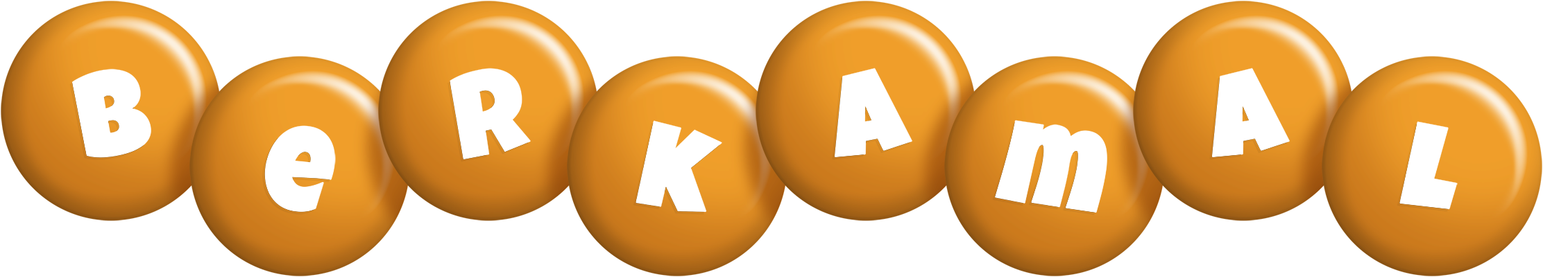 Berkamal candy-orange logo