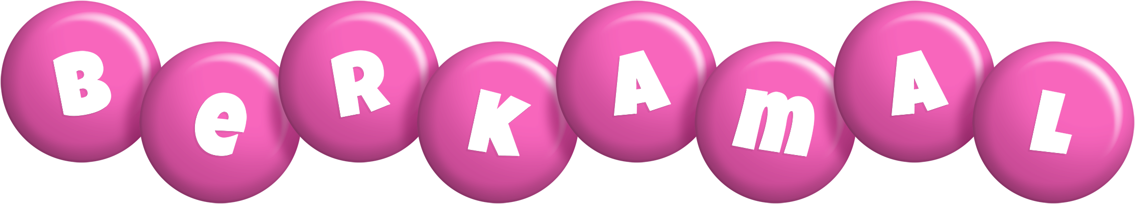 Berkamal candy-pink logo