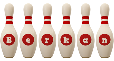 Berkan bowling-pin logo