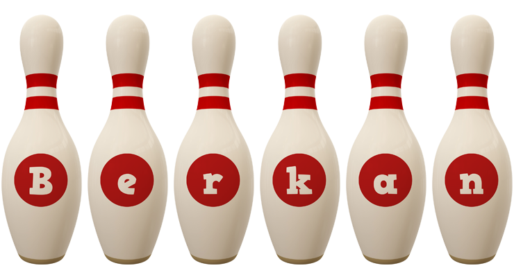 Berkan bowling-pin logo