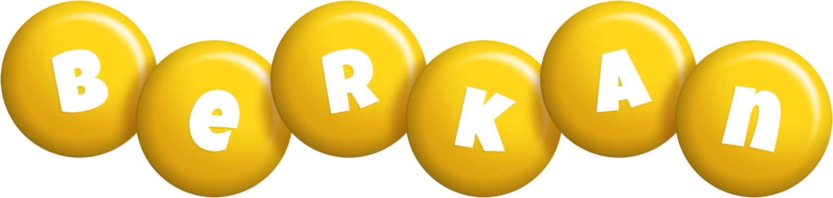 Berkan candy-yellow logo