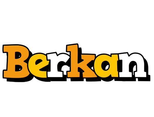 Berkan cartoon logo