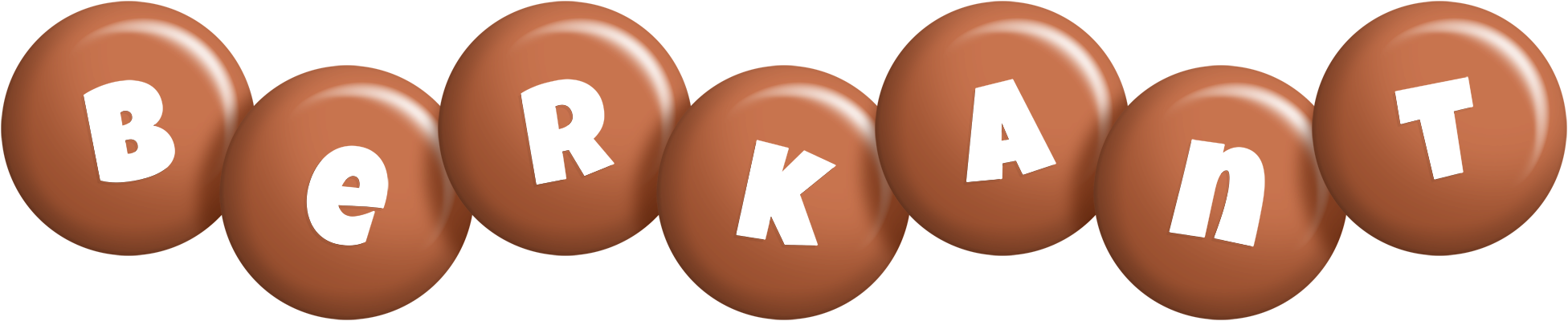 Berkant candy-brown logo
