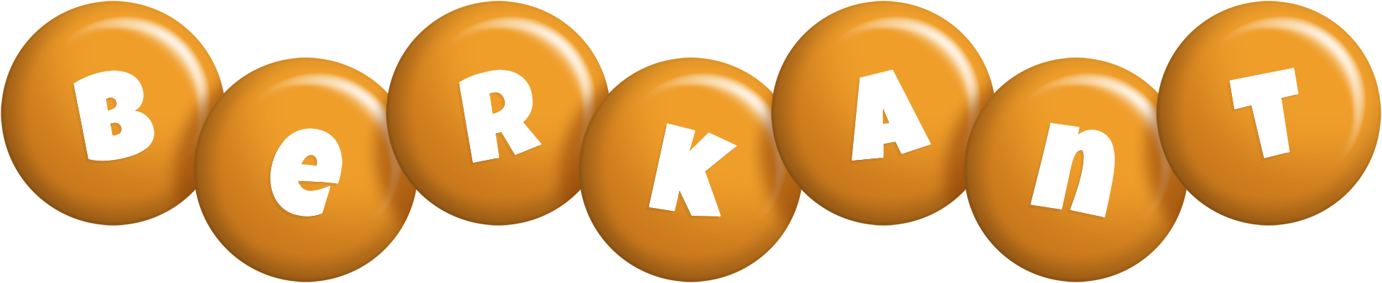Berkant candy-orange logo