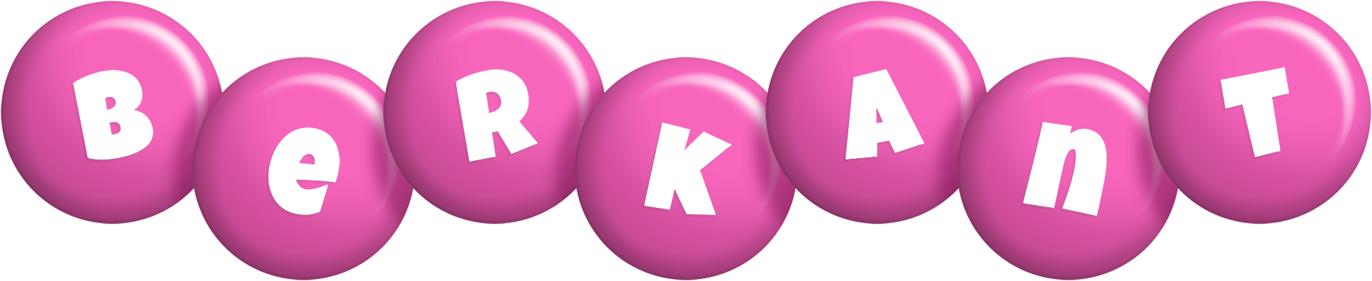 Berkant candy-pink logo