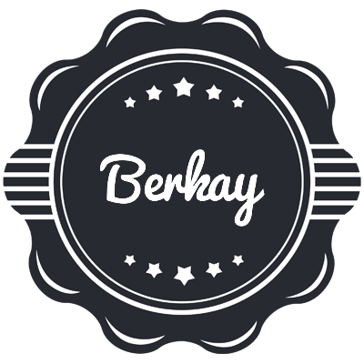 Berkay badge logo