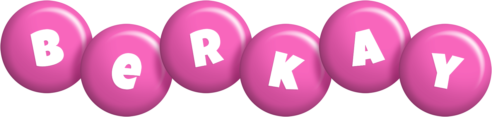 Berkay candy-pink logo