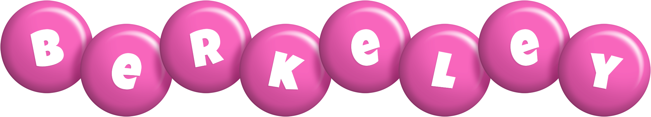 Berkeley candy-pink logo