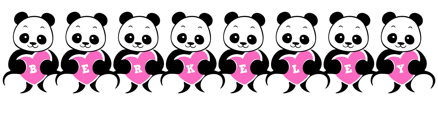 Berkeley love-panda logo