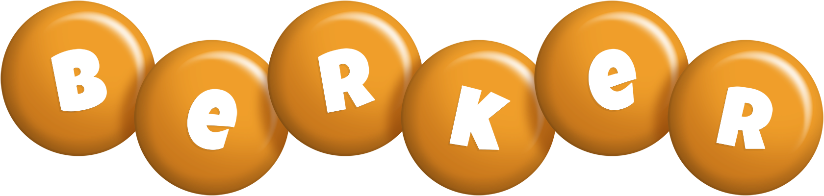 Berker candy-orange logo