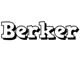 Berker snowing logo