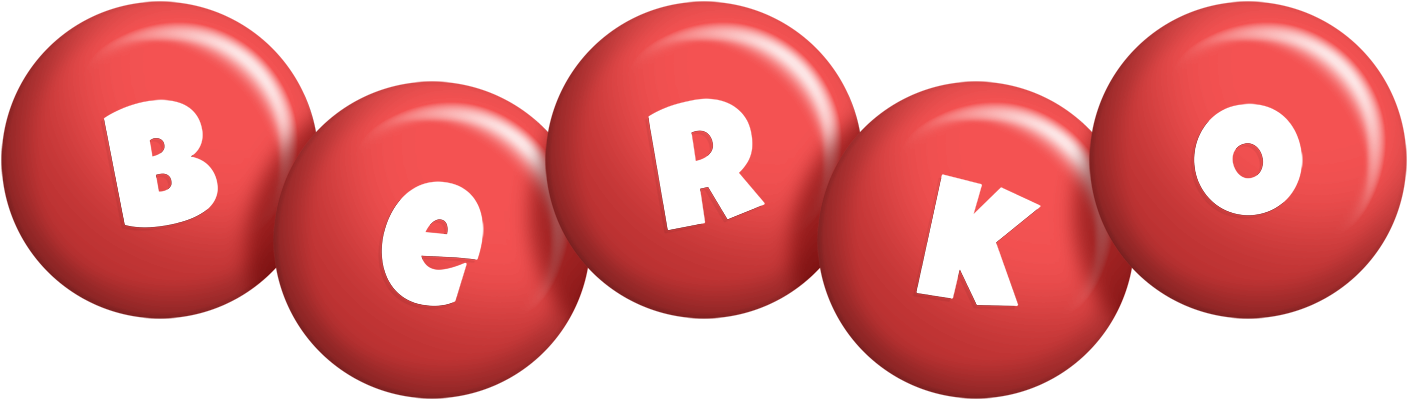 Berko candy-red logo