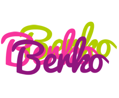 Berko flowers logo