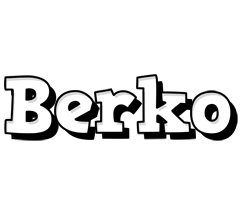 Berko snowing logo