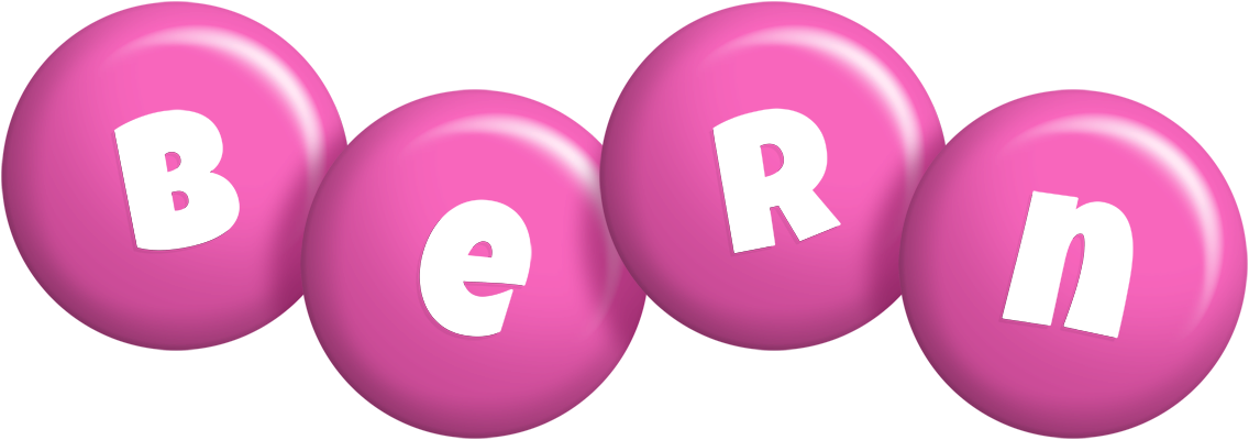 Bern candy-pink logo