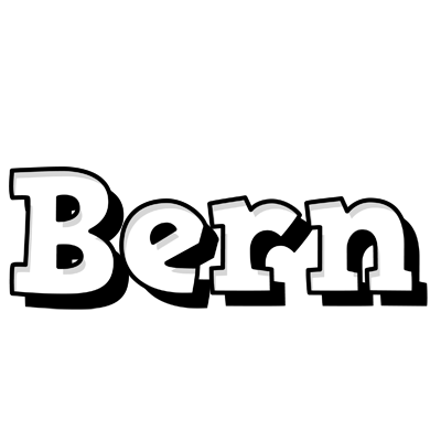 Bern snowing logo