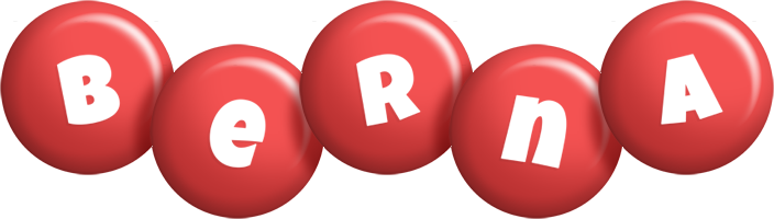 Berna candy-red logo