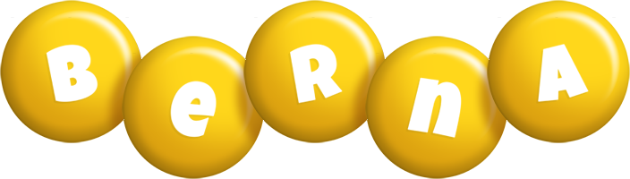 Berna candy-yellow logo