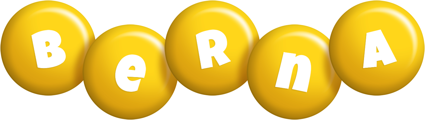 Berna candy-yellow logo