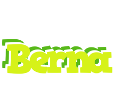 Berna citrus logo